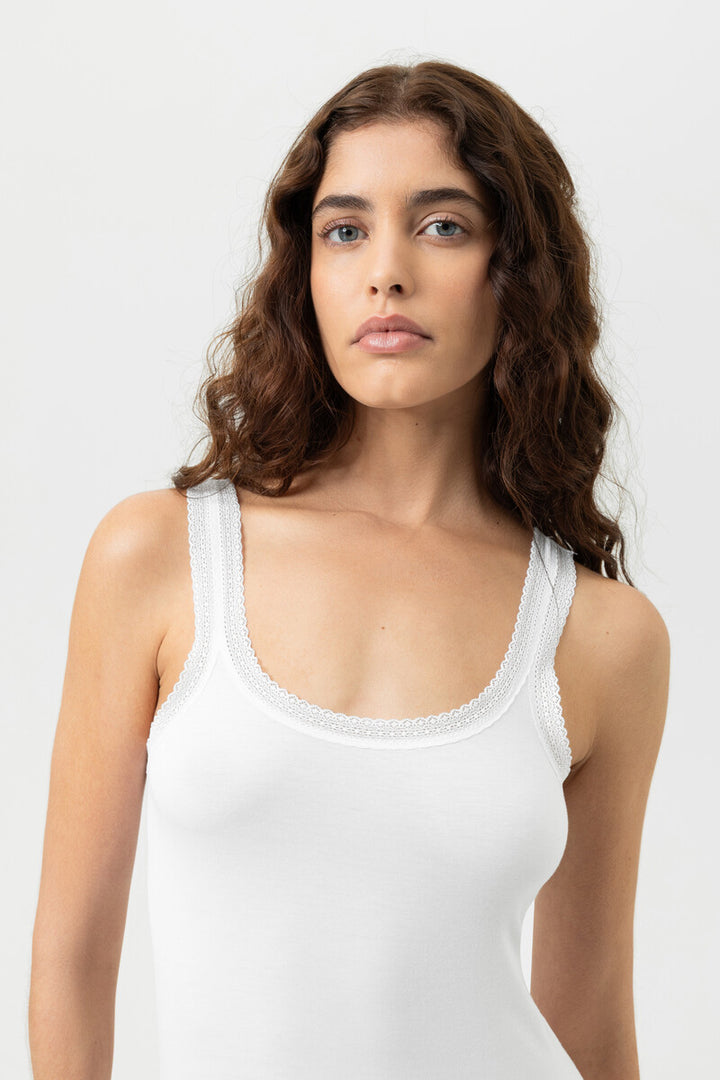 Mey Modal Lace Tank Top