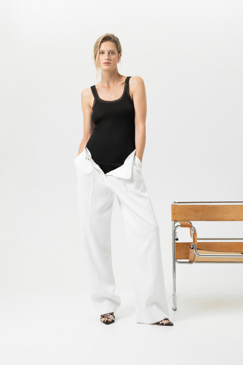Mey Modal Lace Tank Top