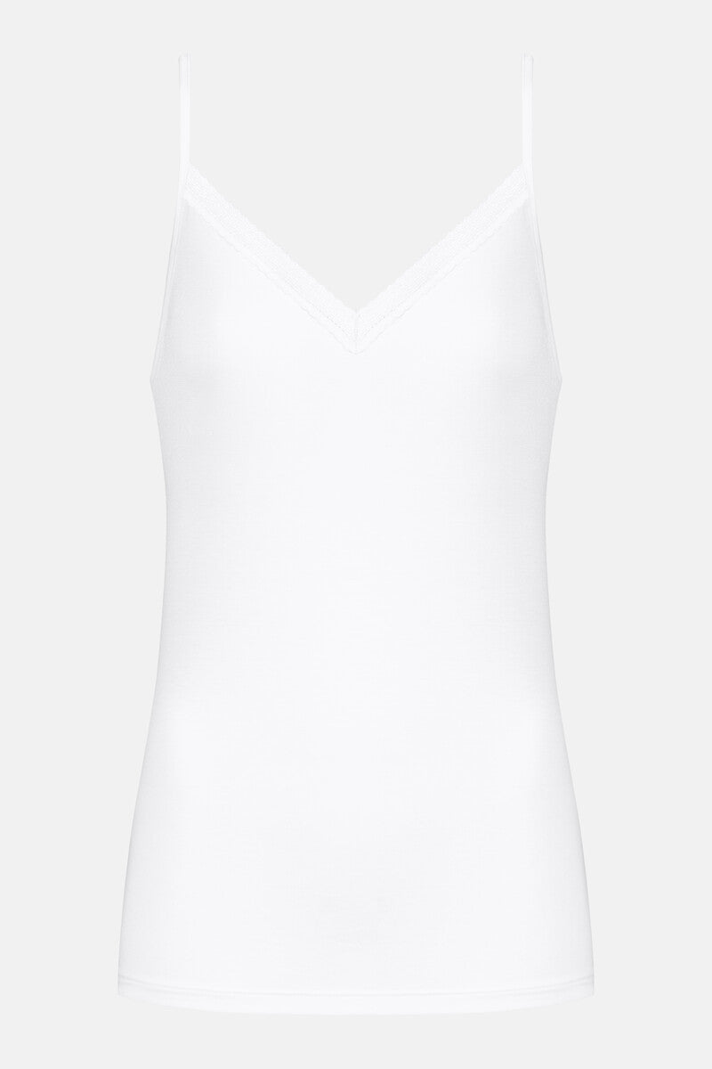 Mey Modal Lace Spaghetti Top