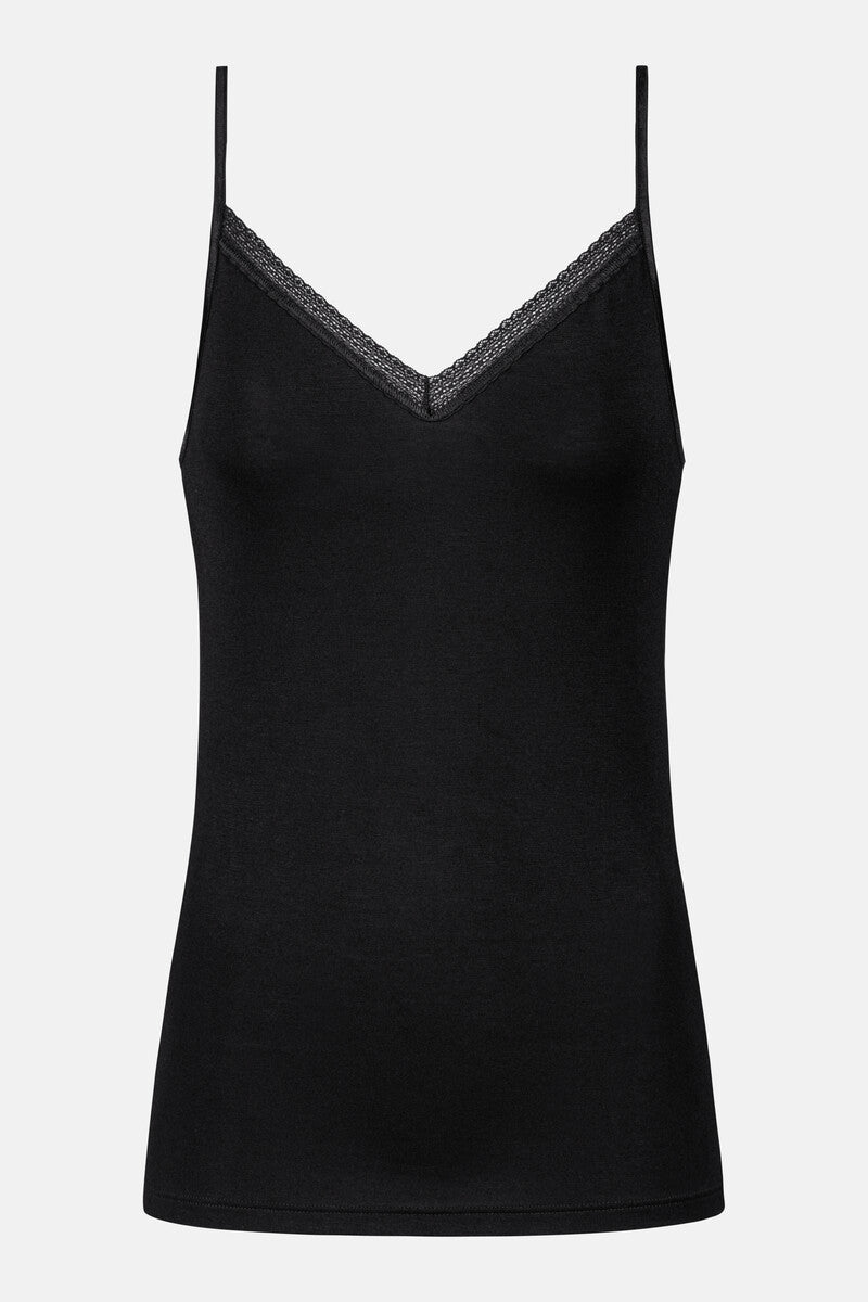 Mey Modal Lace Spaghetti Top