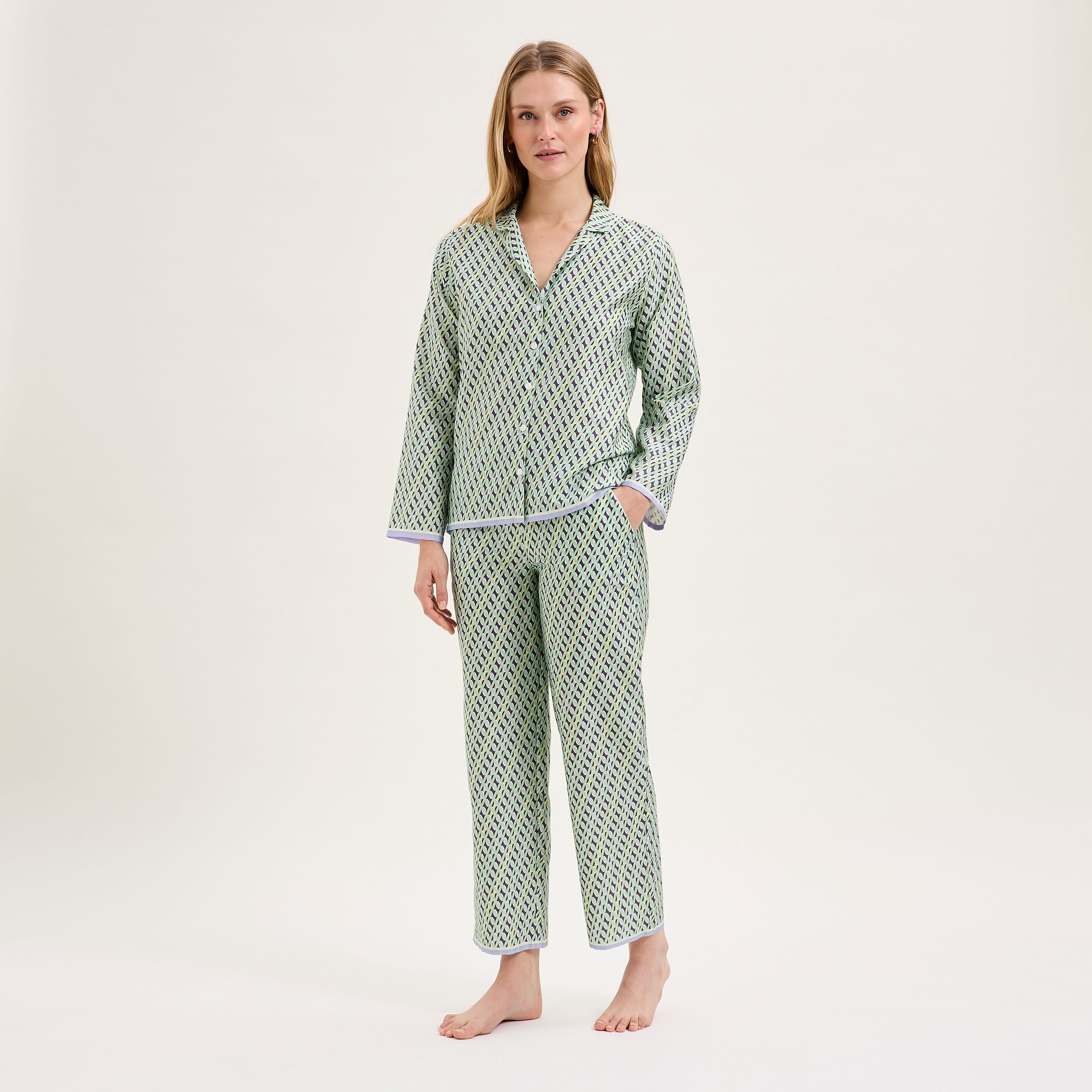 Laurence Tavernier Camille Long Sleeve Pajama – Addiction Nouvelle