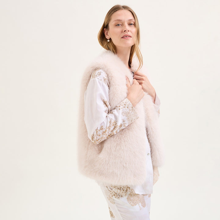 Laurence Tavernier Colette Faux Fur Vest