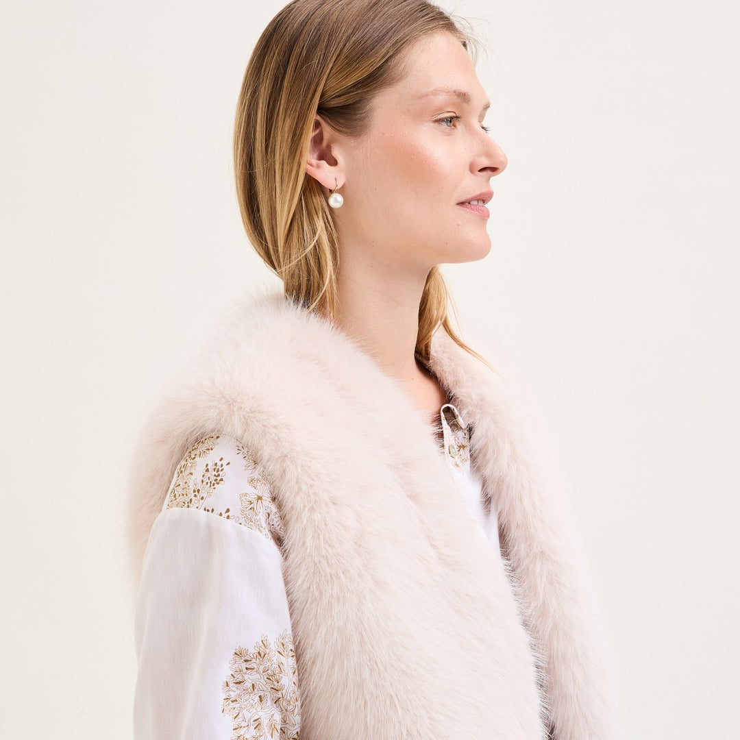 Laurence Tavernier Colette Faux Fur Vest