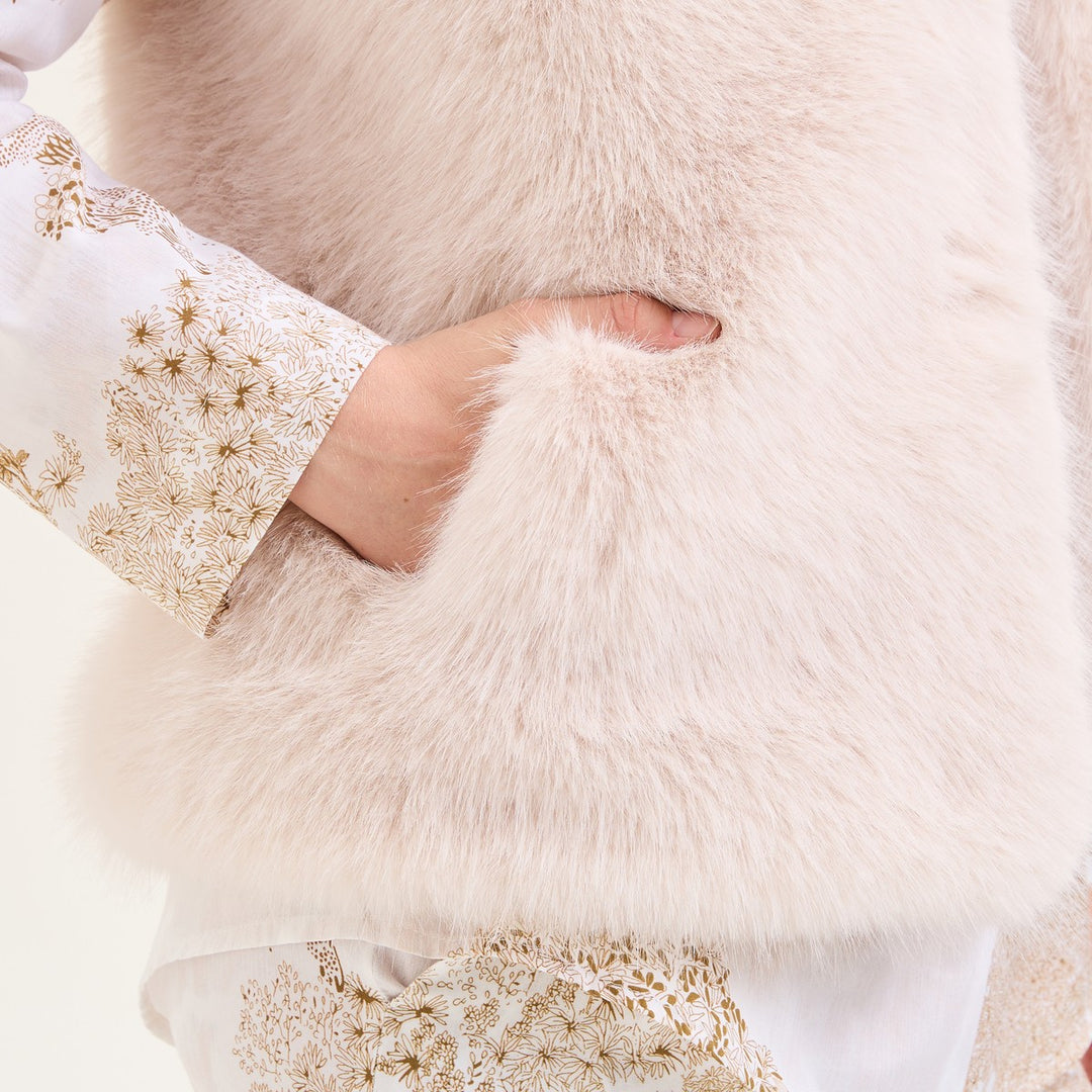 Laurence Tavernier Colette Faux Fur Vest
