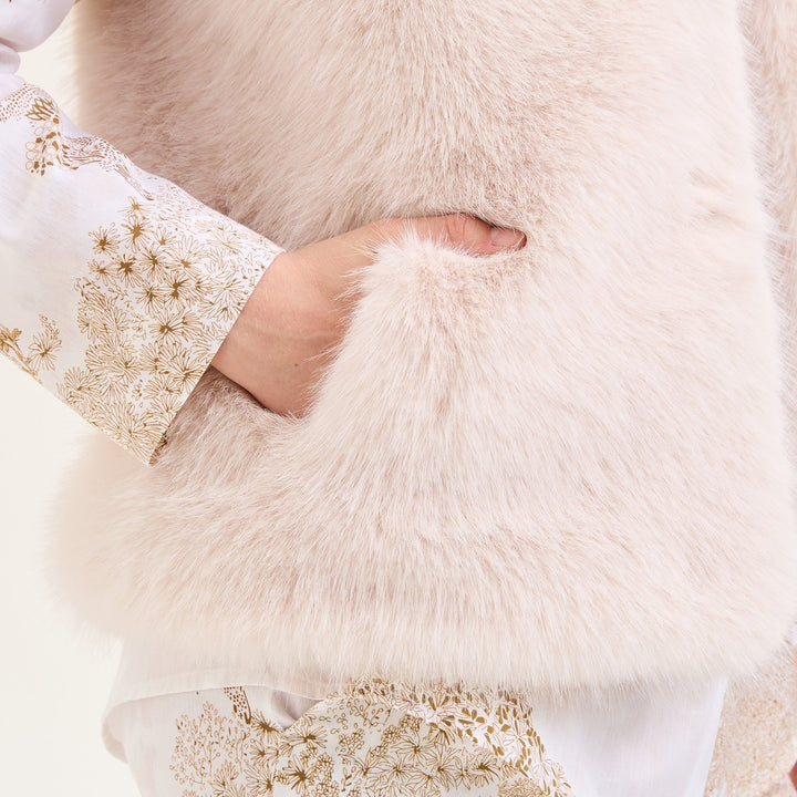Laurence Tavernier Colette Faux Fur Vest