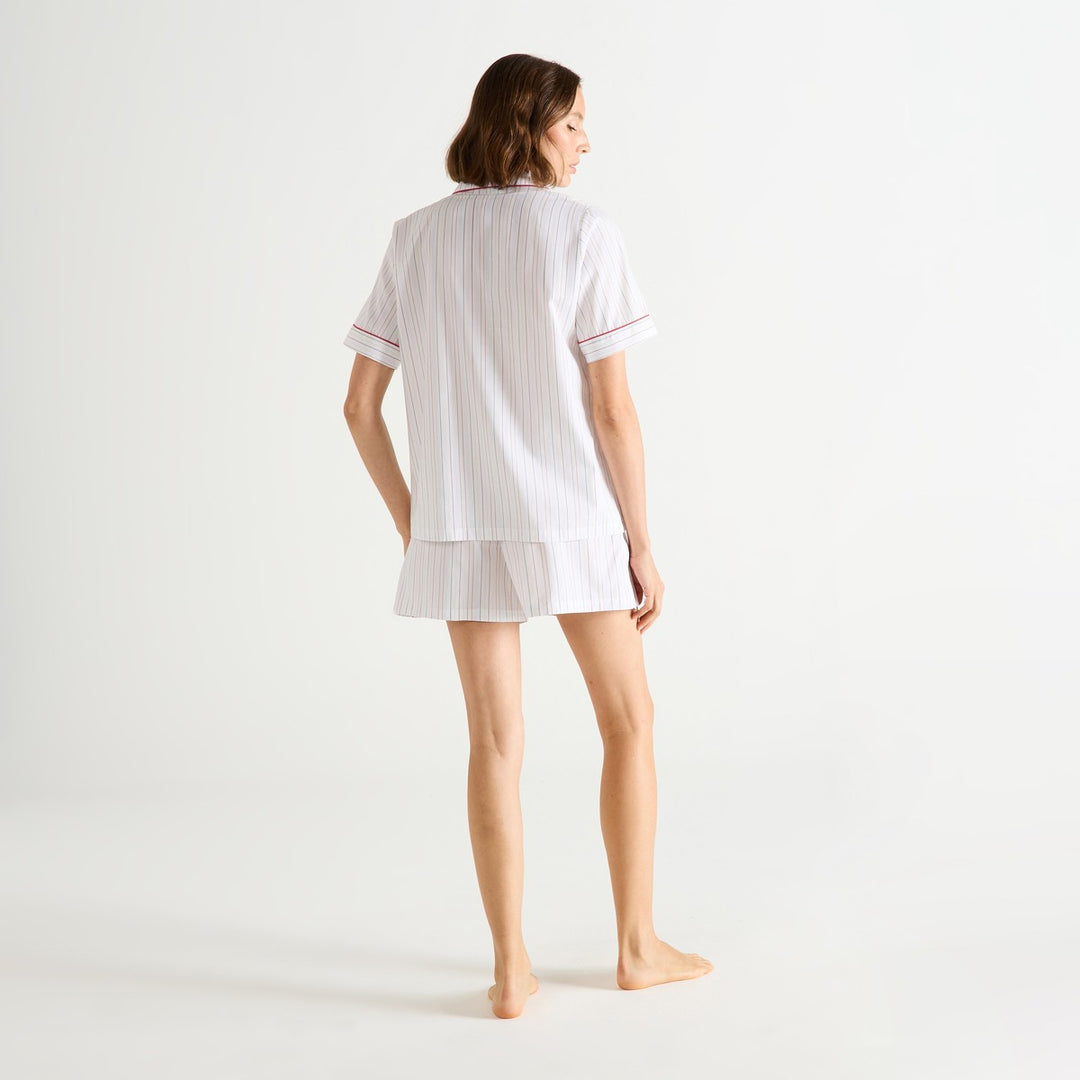 Laurence Tavernier Essentiel Raye Short Sleeve Pajama - Multi