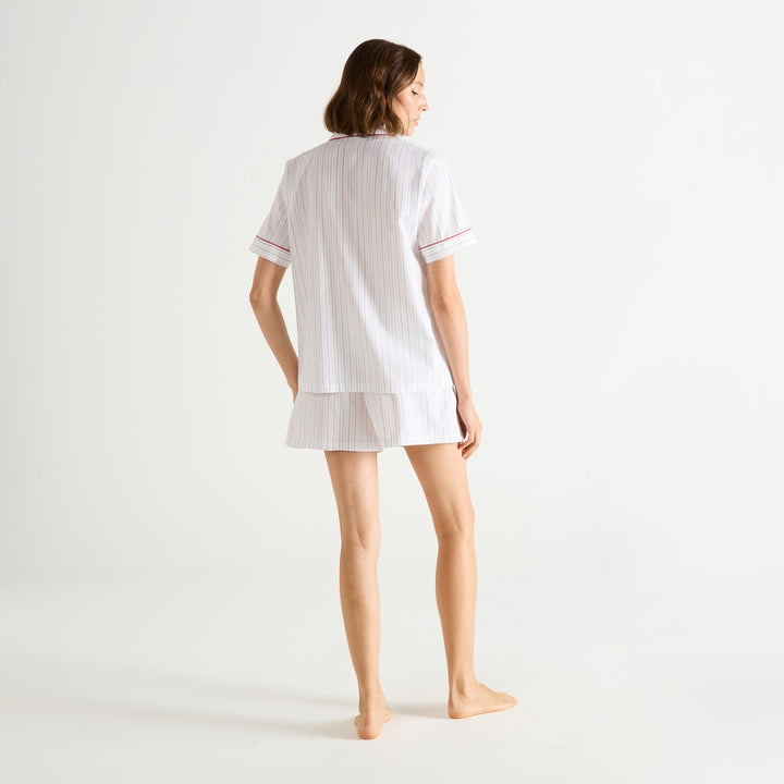 Laurence Tavernier Essentiel Raye Short Sleeve Pajama - Multi