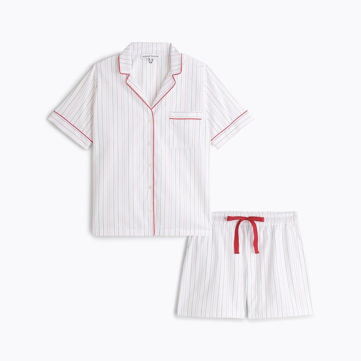 Laurence Tavernier Essentiel Raye Short Sleeve Pajama - Multi
