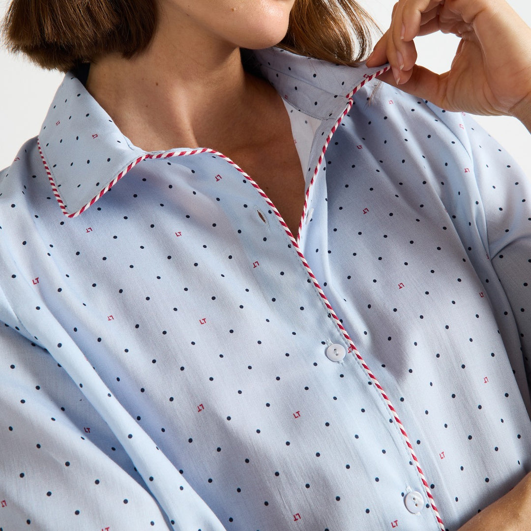 Laurence Tavernier Miss Dotty Short Sleeve Pajamas