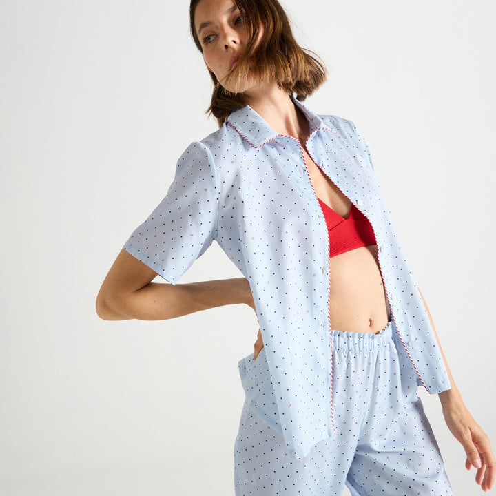 Laurence Tavernier Miss Dotty Short Sleeve Pajamas