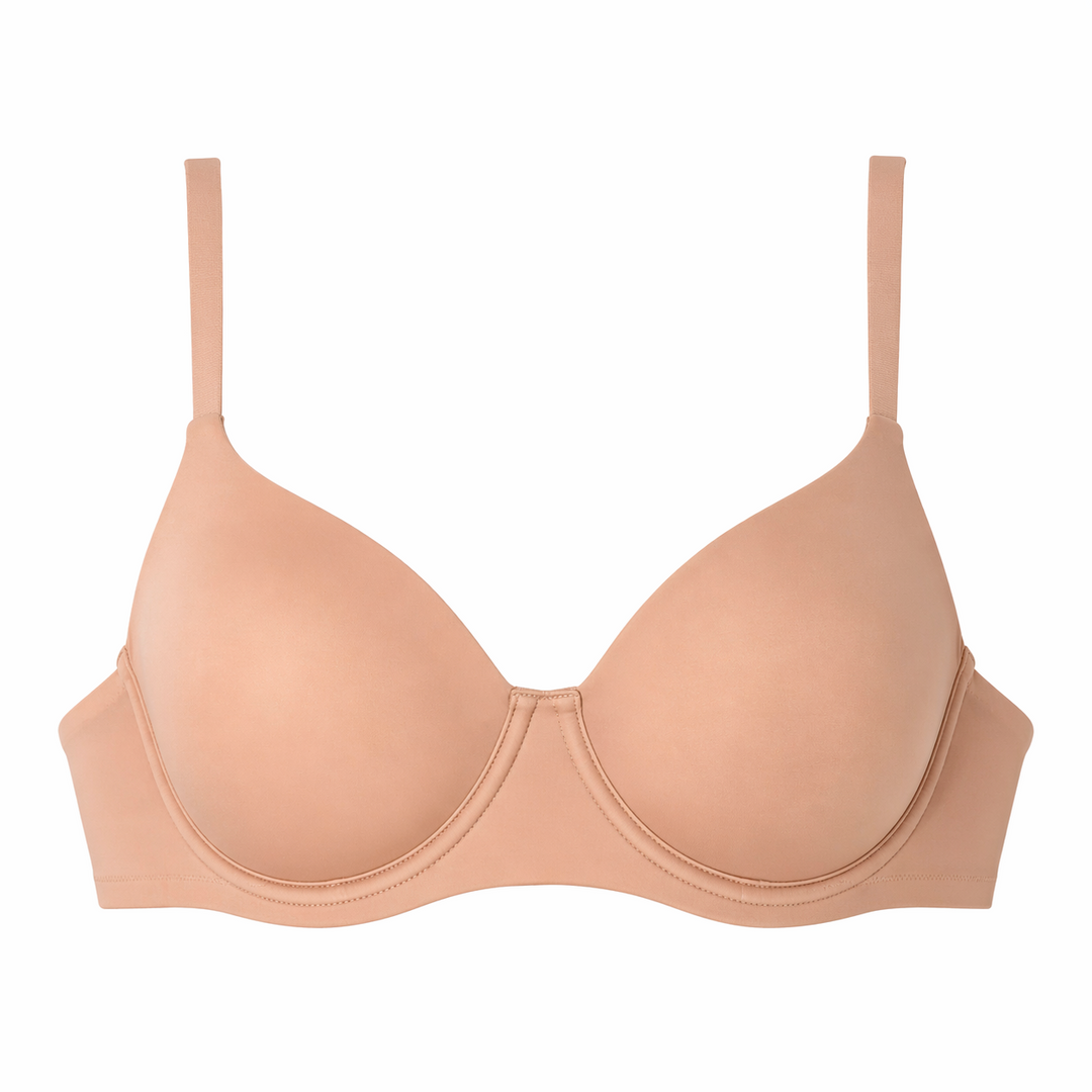 ☁️ Lightweight Microfiber Comfort Bra - Blush