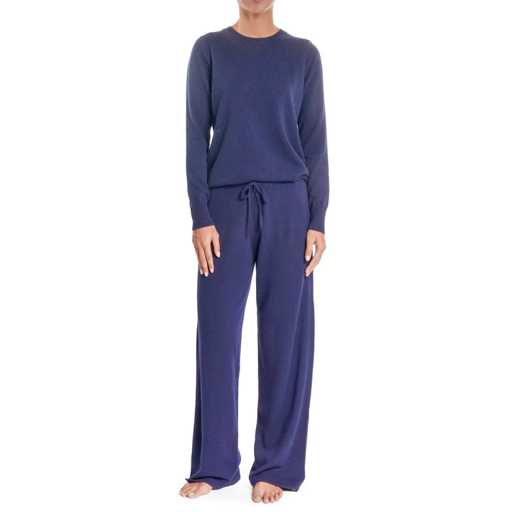 Arlotta Cashmere Crew Top -Navy