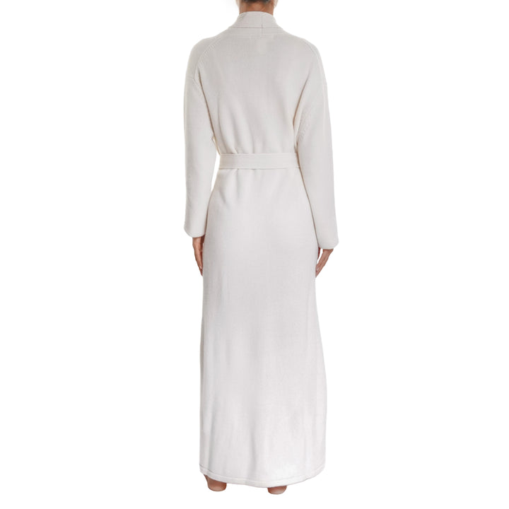 Arlotta Cashmere Long Robe - Ivory