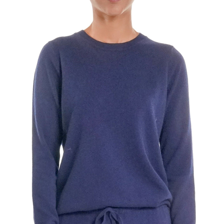 Arlotta Cashmere Crew Top -Navy