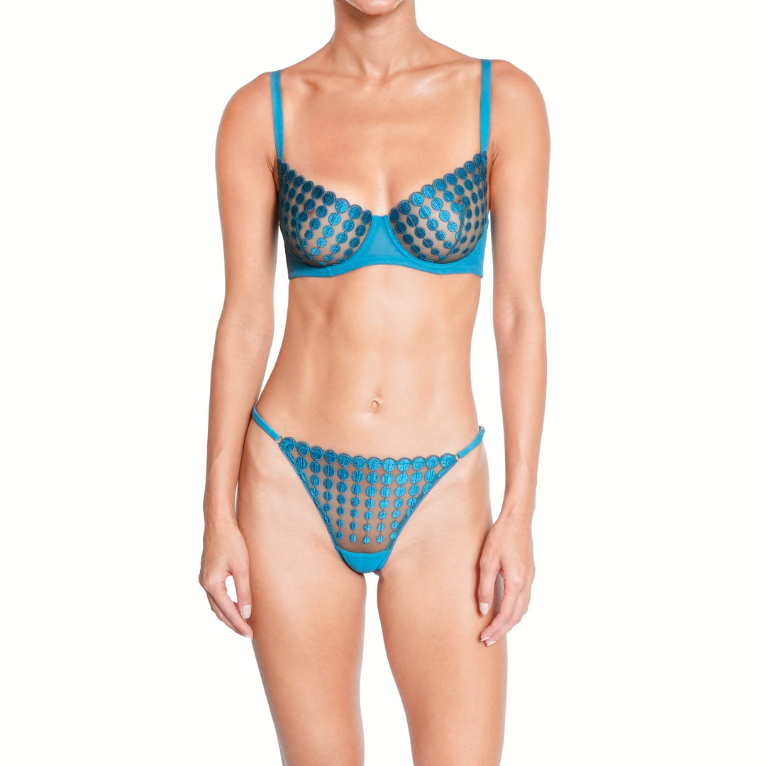 Huit Deco Dots String - Turquoise