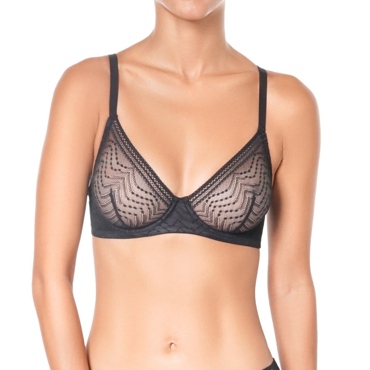 Huit Eclatante Underwire Bra - Black
