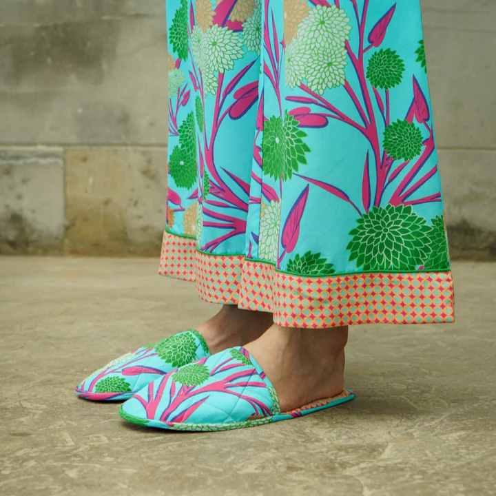 Karma Yuri Silk Slippers