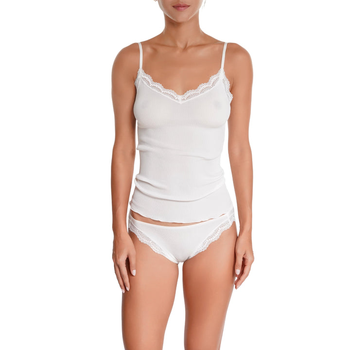 Oscalito Silk Camisole - White