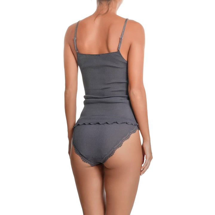 Oscalito Silk Camisole - Smoke
