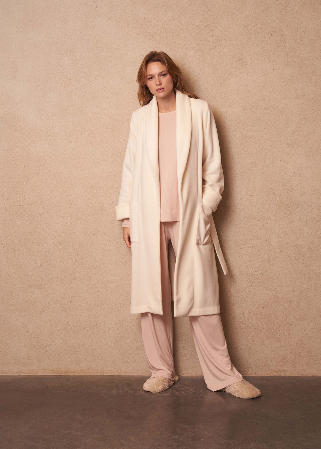 Pluto Rose Knitted Robe