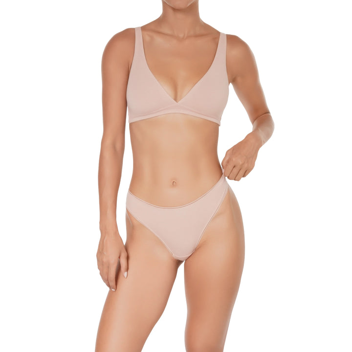 Huit Organic Cotton Wireless Bralette
