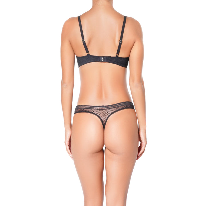Huit Eclatante Bralette - Black
