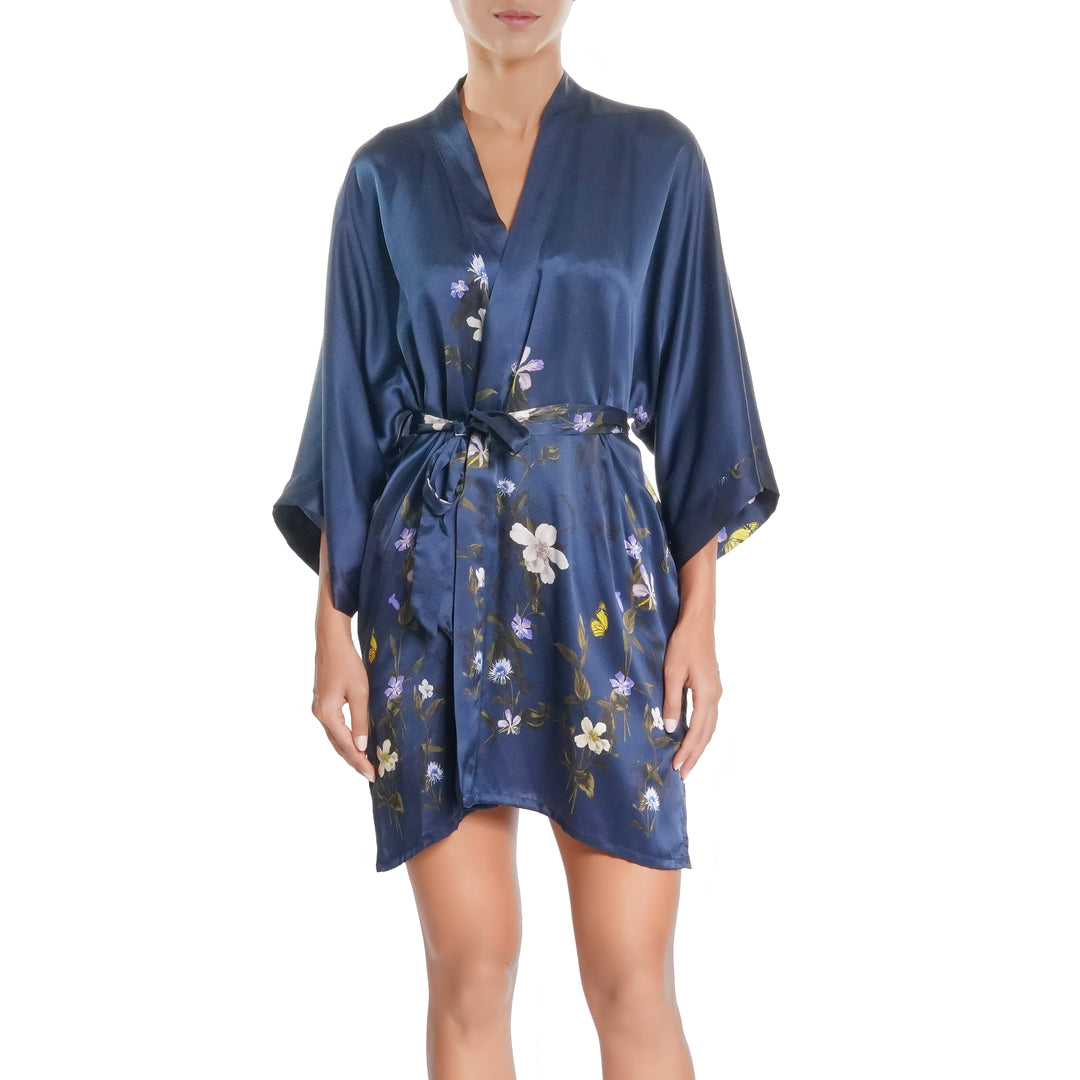 Samantha Chang Short Silk Kimono