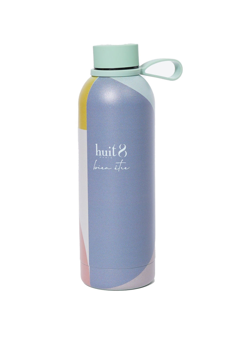Huit Bien-etre stainless steel water bottle, Addiction Nouvelle Lingerie