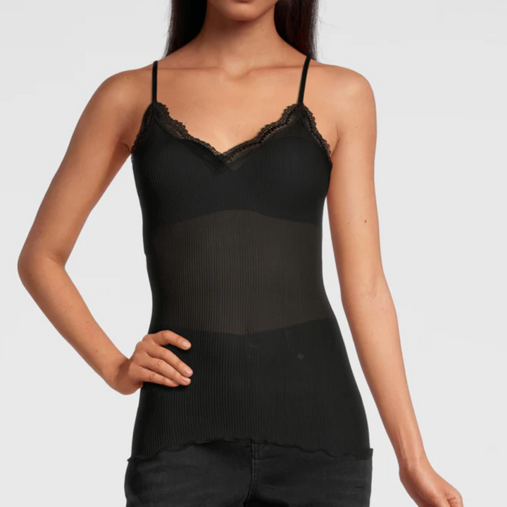 Oscalito Silk Camisole - Black