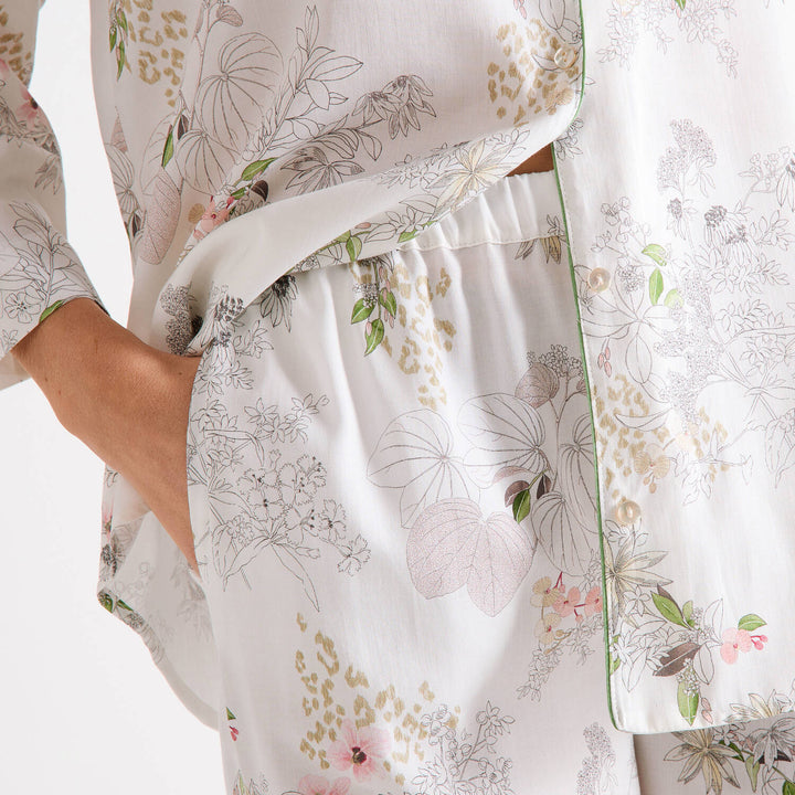 Laurence Tavernier Orchidee Long Sleeve Pajamas