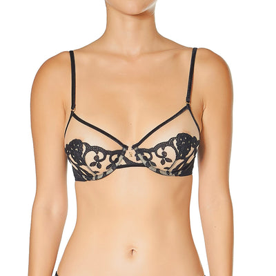 Style Airy Wired Push Up Deep V Bra in Sweet Green