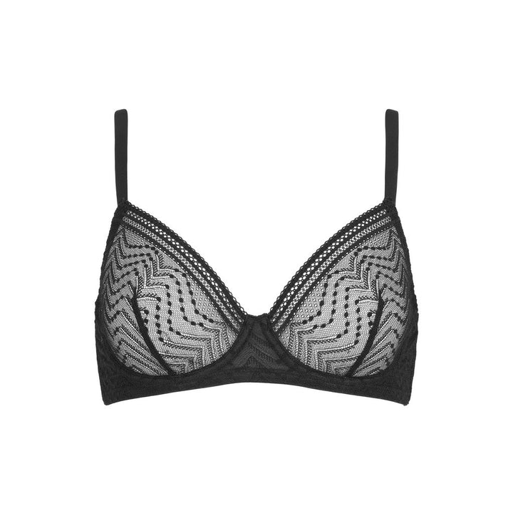 Huit Eclatante Underwire Bra - Black