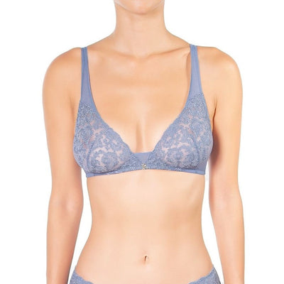 Mesh Spacer Bra With Lace Details - Déesse Collection