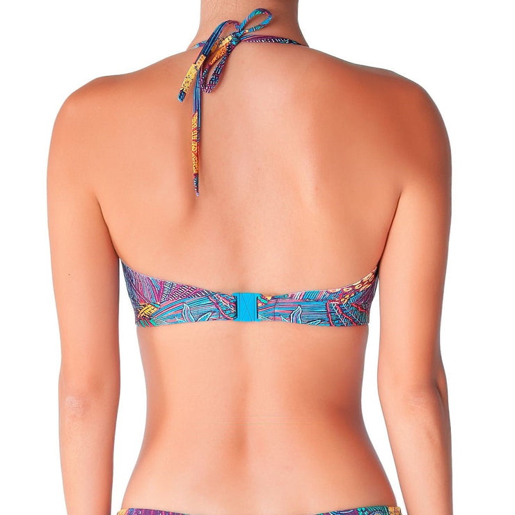 Huit Tropical Jungle Bandeau bikini top, Addiction Nouvelle Lingerie